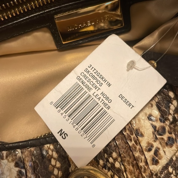 Michael Kors Phython Leather Hobo - Picture 5 of 7